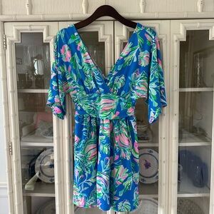 Lilly Pulitzer Parigi Skort Romper in Fancy Fins XSmall XS